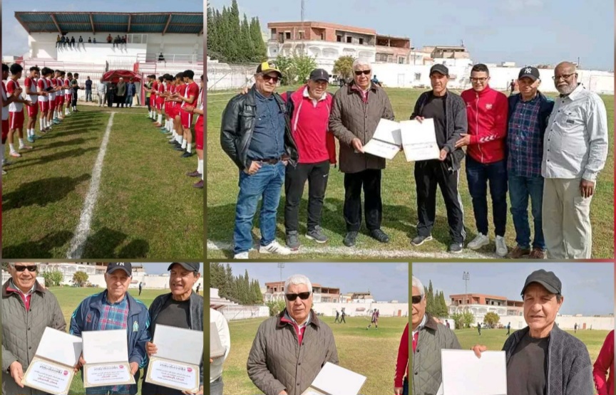 صور/النجم الخلادي يكرم أبناءه من اللاعبين القدامى 